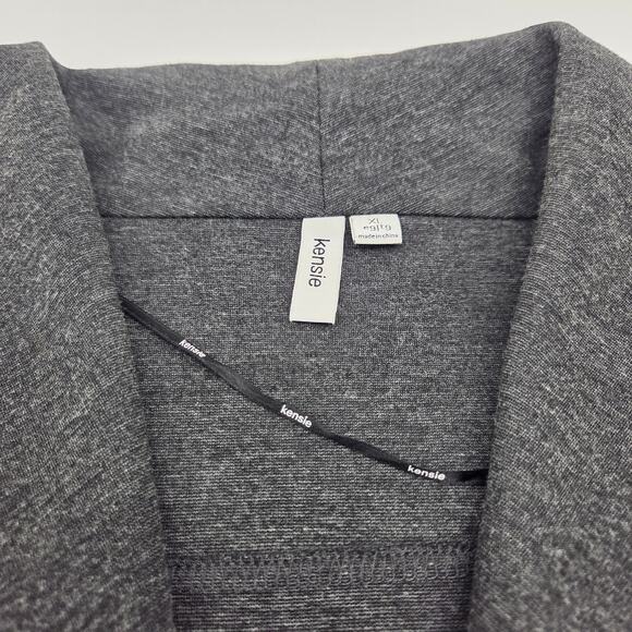 Kensie One Snap Asymmetrical "Made to make you feel pretty" Jacket Cardigan XL - Picture 5 of 6